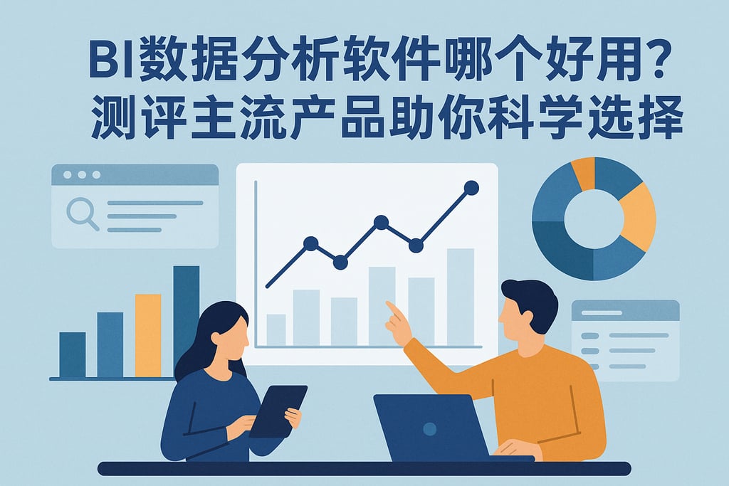 BI数据分析软件哪个好用？测评主流产品助你科学选择"